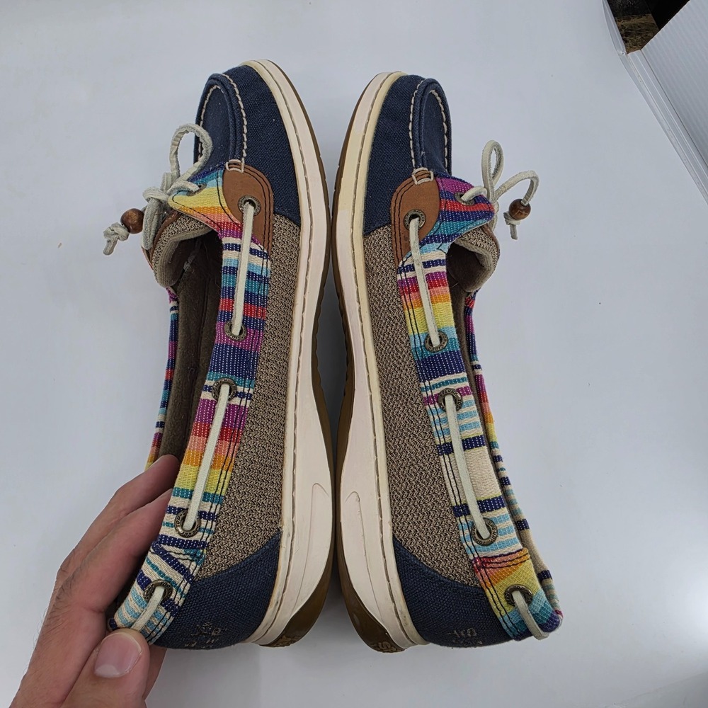 Sperry Topsider Women's Southwest Pattern Boat Shoe, Size 10M Multicolor Rainbow - Picture 7 of 11